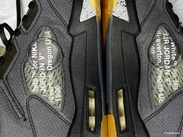 Black CT8480-001 Off-White Jordan x Air 5 1211